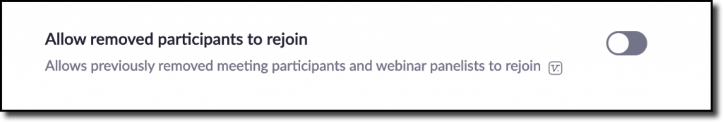 Allow removed participants to rejoin