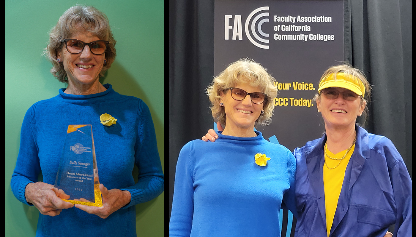Faculty Association of California Community Colleges honors Sally Saenger with prestigious award